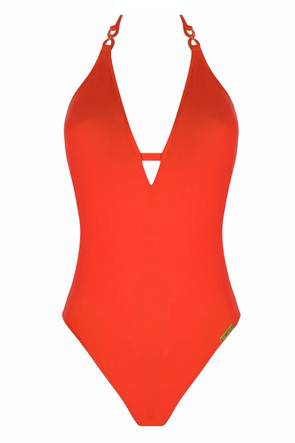 Lise Charmel 71B Grace Infinie Plunging Back Swimsuit